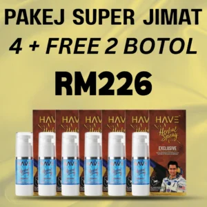 PAKEJ SUPER JIMAT 30ML 4 BOTOL + FREE 2 BOTOL